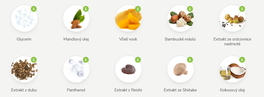 Noční krém pro suchou a citlivou pleť CareMedica - MycoMedica - vitální houby